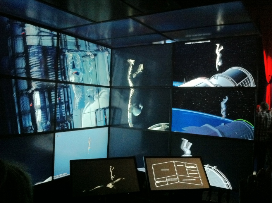 "Gravity"'s special effects explained at Barbican Centre during the "Digital Revolution" exhibition.