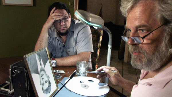 Tim Jenison (right) and producer Penn Jillette.